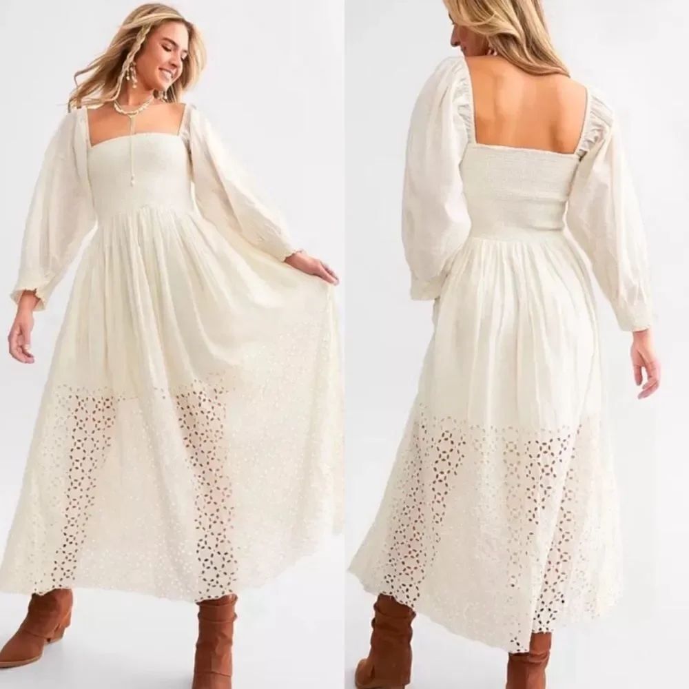 Free People NWT Perfect Storm MIDI Dress in the color Tea. Size XS